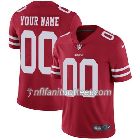 Miesten San Francisco 49ers NFL Pelipaita Custom Punainen